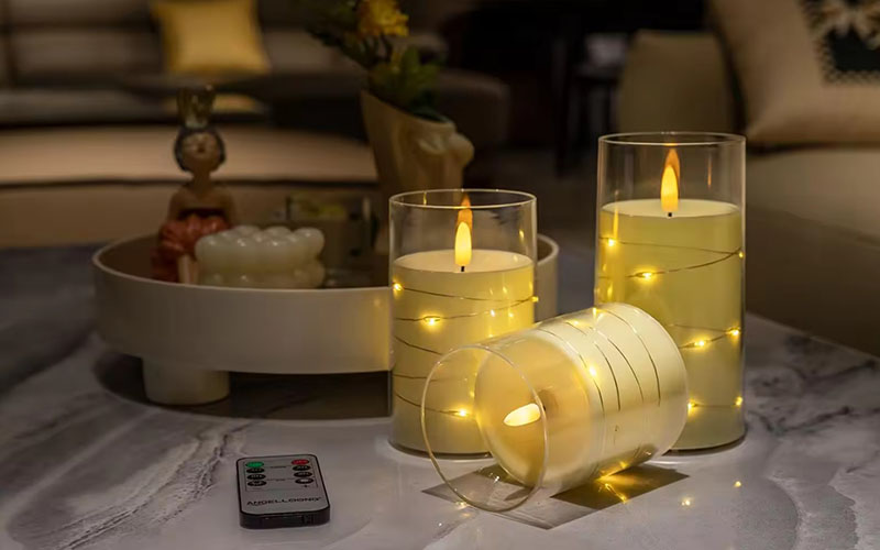 Livingroom Flameless Led Candles