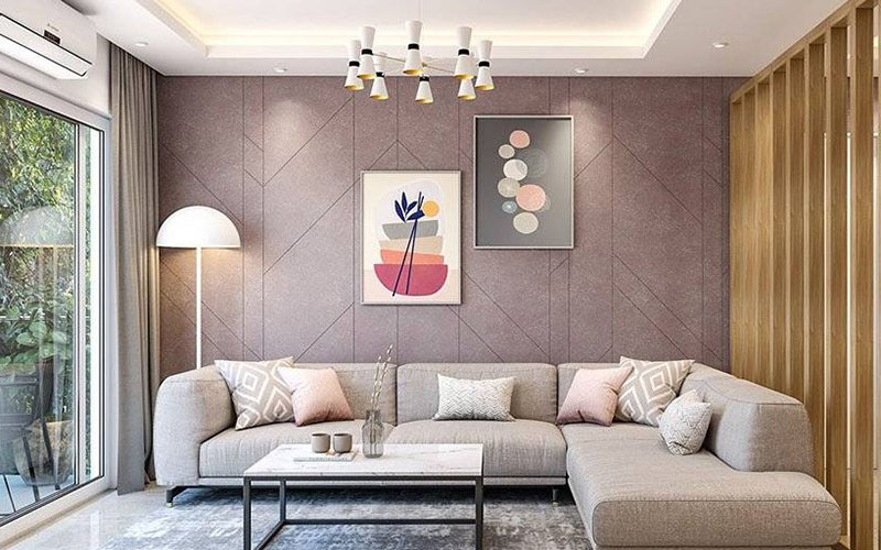 Livingroom Floor Lamp Behind Sofa