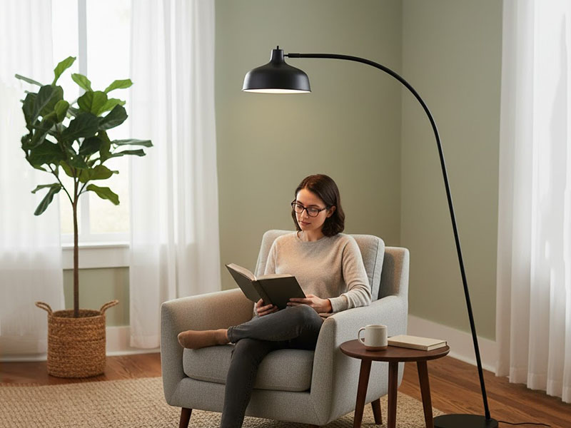 Livingroom Reading Arc Lamp