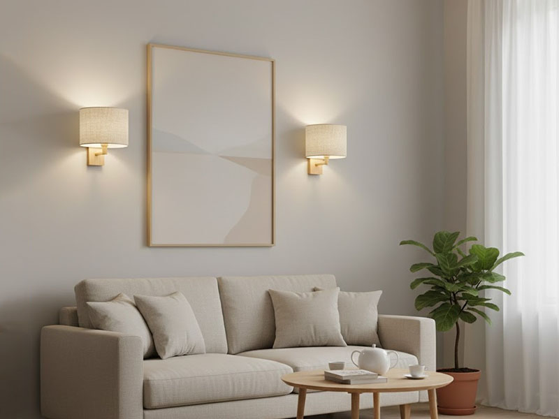 Livingroom Soft Fabric Wall Lamps