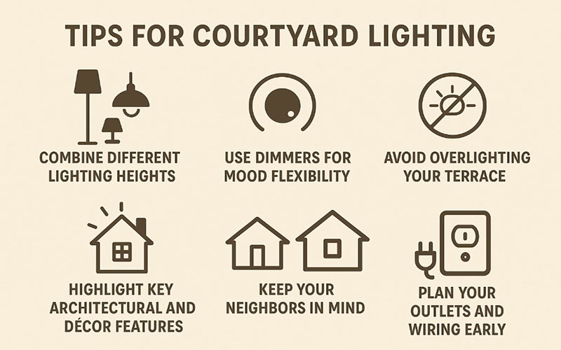 Practical Tips For Designing Terrace Lighting