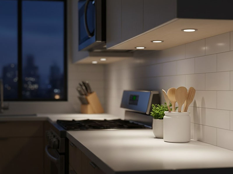 Puck Lights For Focused Task Illumination