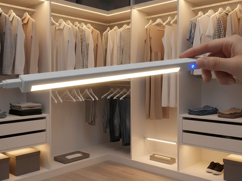 Rechargeable Under-shelf Closet Lights