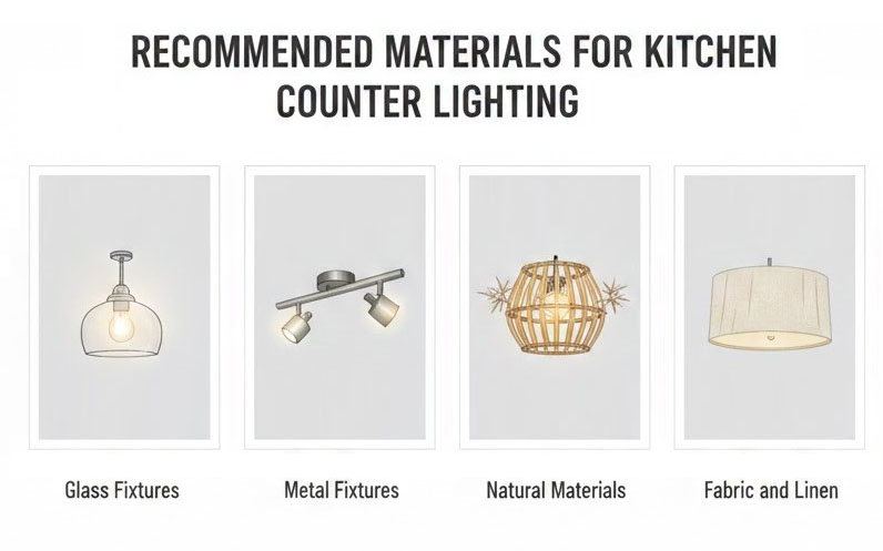 Recommended Materials For Kitchen Counter Lighting