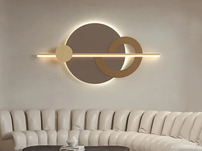Sculptural Wall Sconces Livingroom
