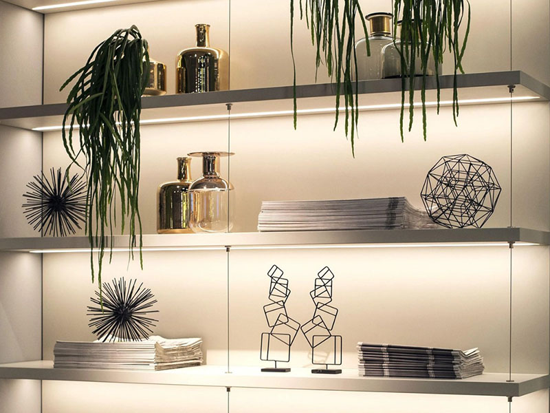 Shelf Lighting To Add Style And Depth