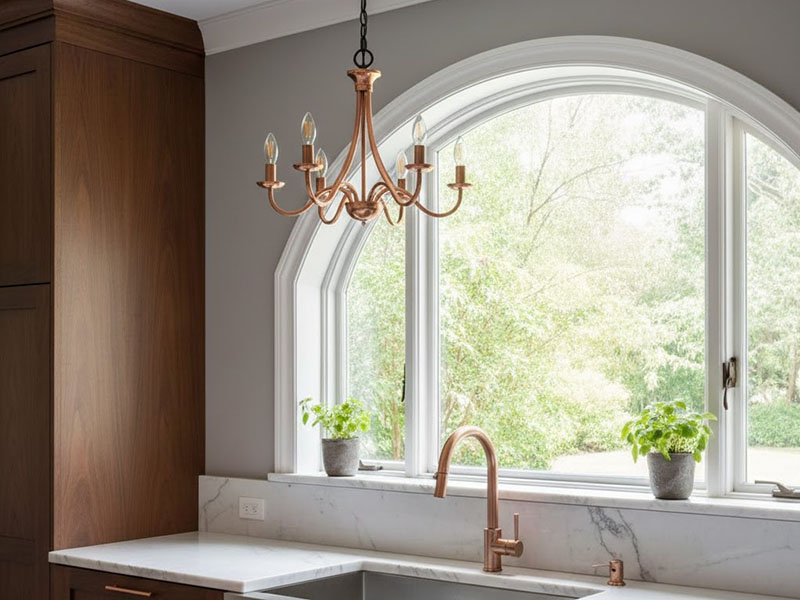 Small-scale Chandeliers Over The Sink