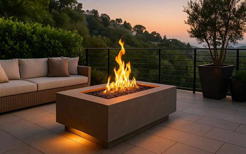 Terrace Fire Features