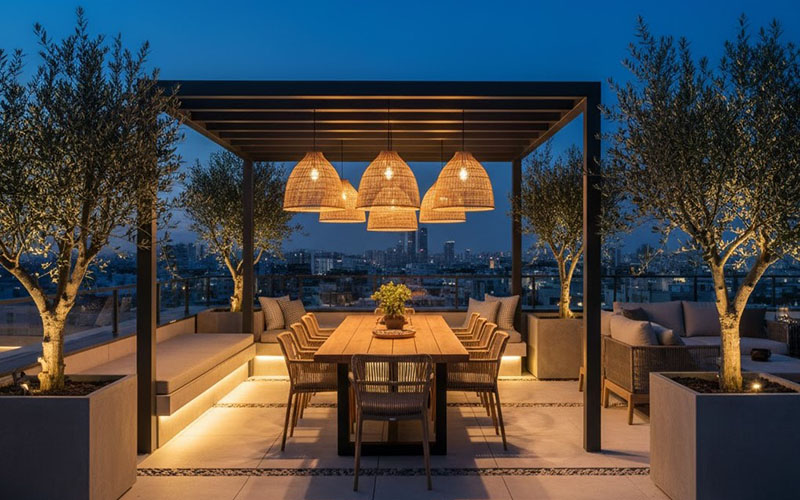 Terrace Hanging Pendant Light Ideas