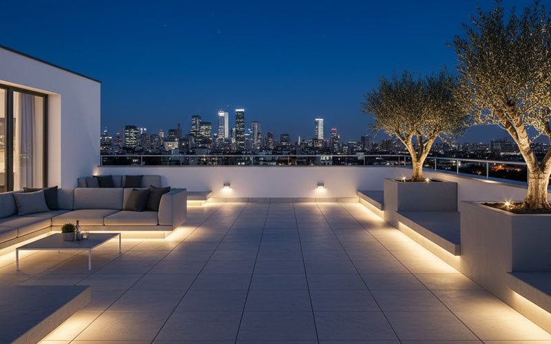 Terrace Recessed Floor & Step Lighting