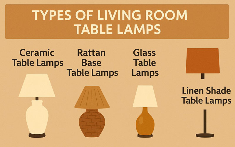 Type Of Living Room Table Lamps