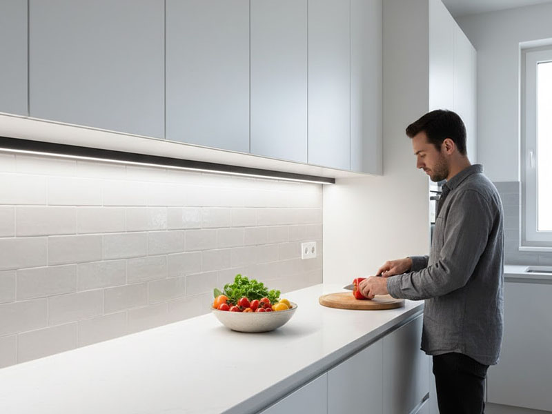 Ultra-thin Under-cabinet Bars For Minimalist Kitchens