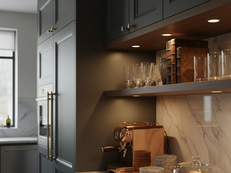 Under-cabinet Micro Spotlights