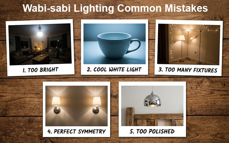 Wabi-sabi Lighting Common Mistakes