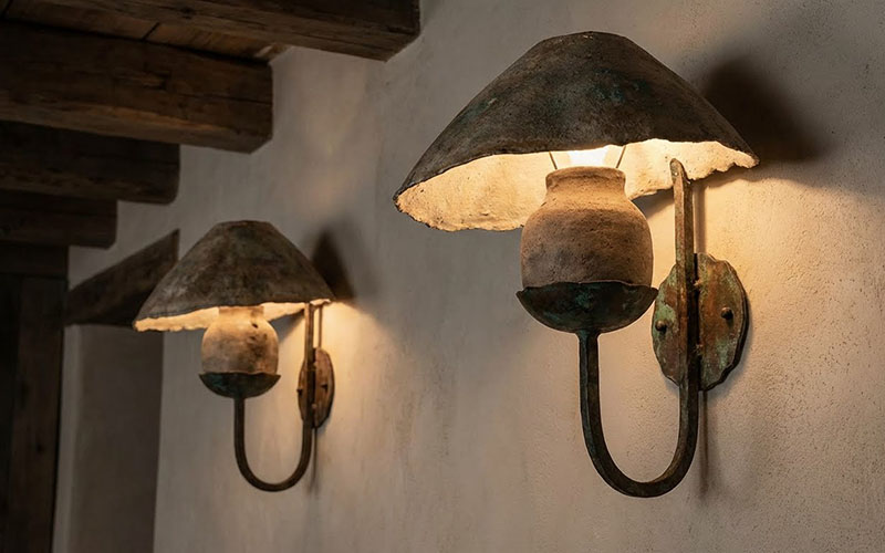 Wabi Sabi Wall Sconces For Gentle Accent Lighting