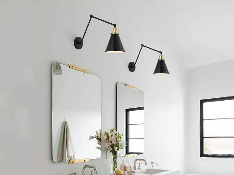 Bathroom Adjustable Arm Sconces