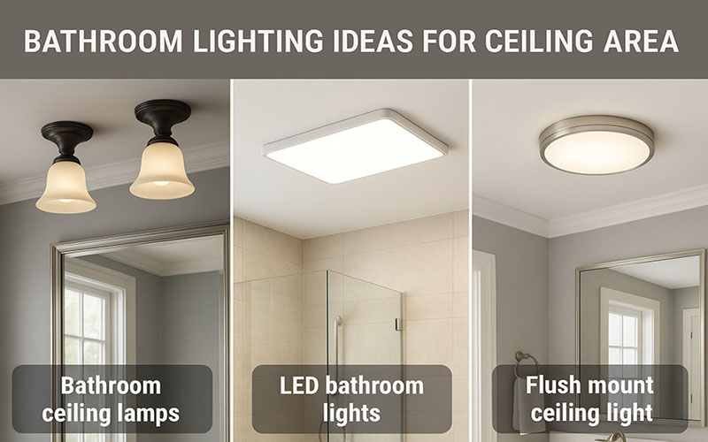 Bathroom Lighting Ideas For Ceiling Area