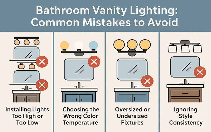 Bathroom Vanity Lighting Common Mistakes To Avoid