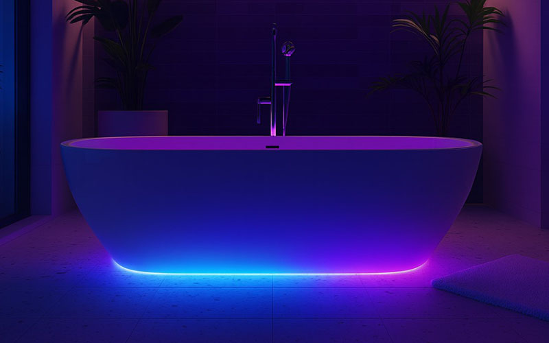Bathtub Color-changing Led Ideas