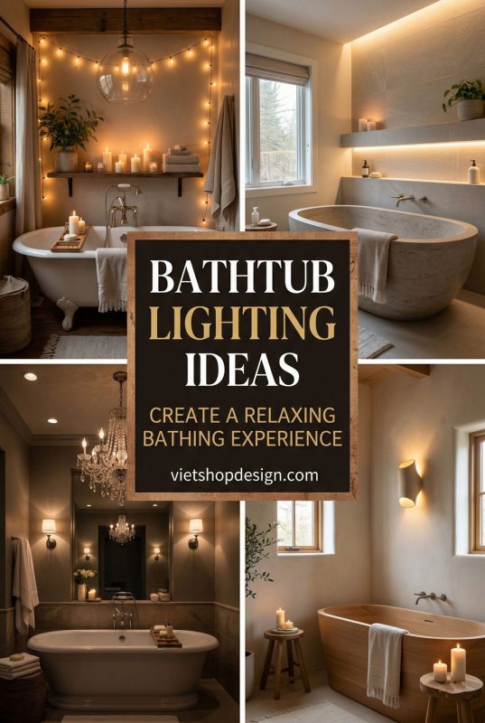 Bathtub Lighting Ideas Create A Relaxing Bathing Experience