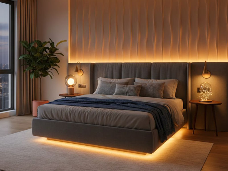 Bedroom Accent Lighting Add Depth, Mood, And Character To Your Bedroom