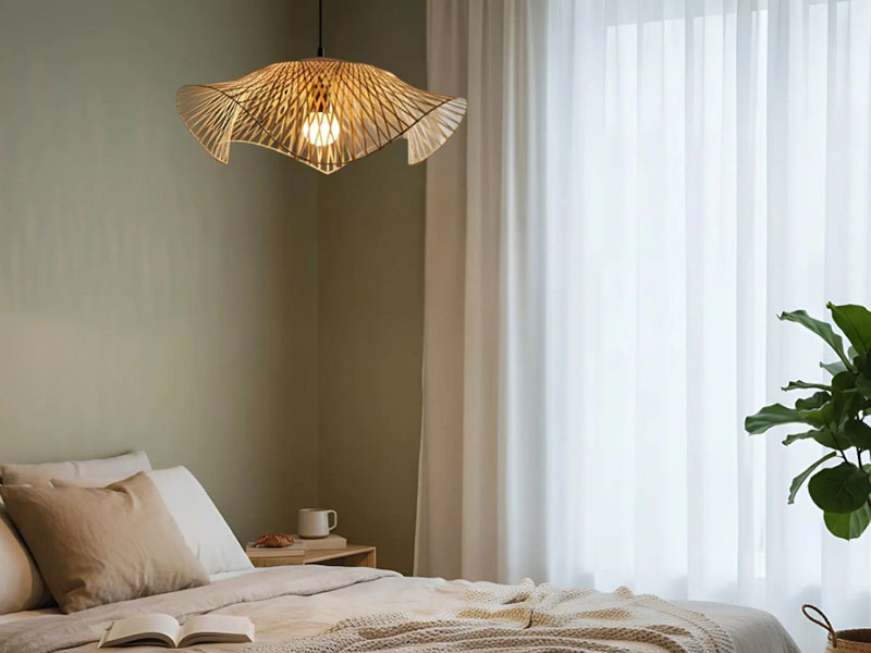 Bedroom Bamboo Pendant Light