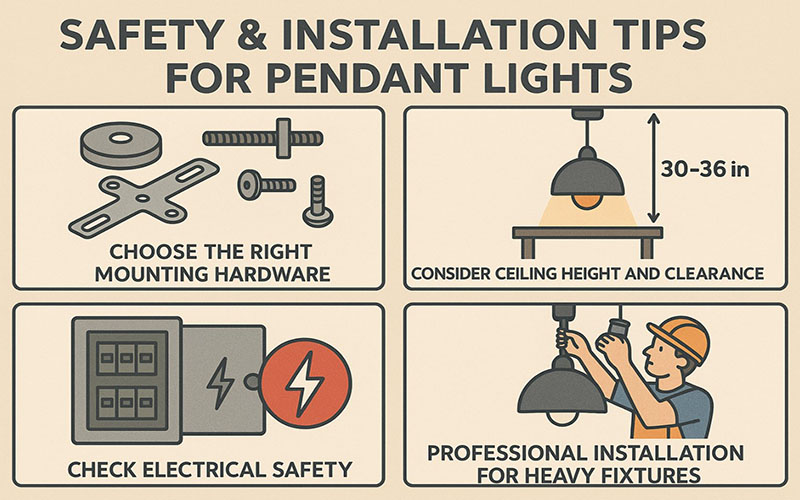 Bedroom Pendant Lights Safety & Installation Tips