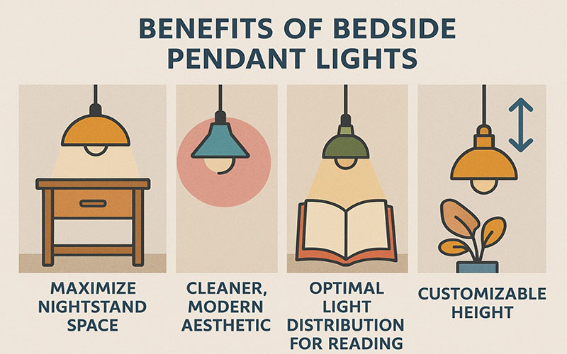 Benefits Of Bedside Pendant Lights