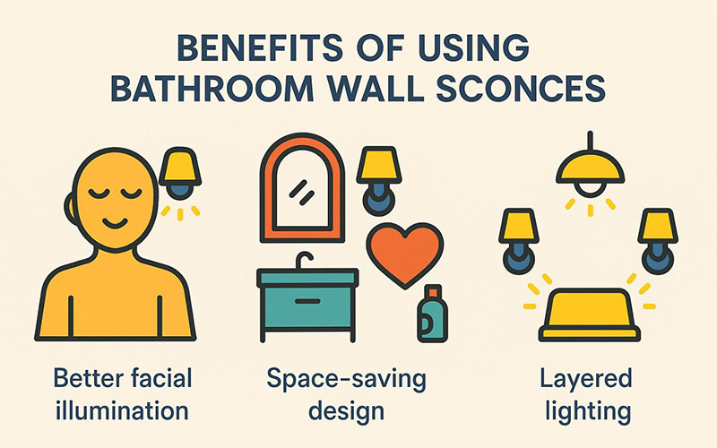 Benefits Of Using Bathroom Wall Sconces