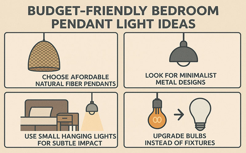 Budget-friendly Bedroom Pendant Light Ideas