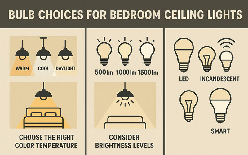 Bulb Choices For Bedroom Ceiling Lights