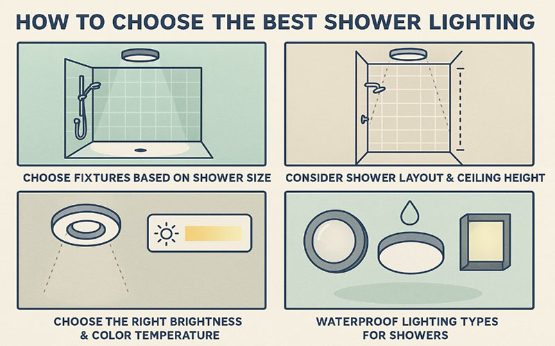 Choose The Best Shower Lighting