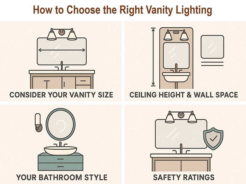 Choose The Right Vanity Lighting