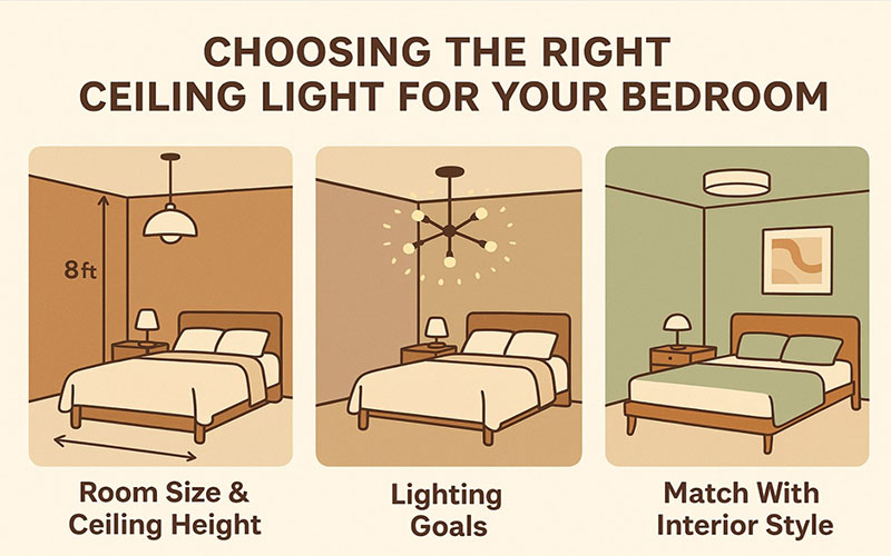 Choosing The Right Ceiling Light For Your Bedroom