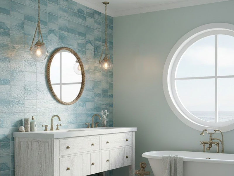 Coastal Bathroom Lighting Ideas