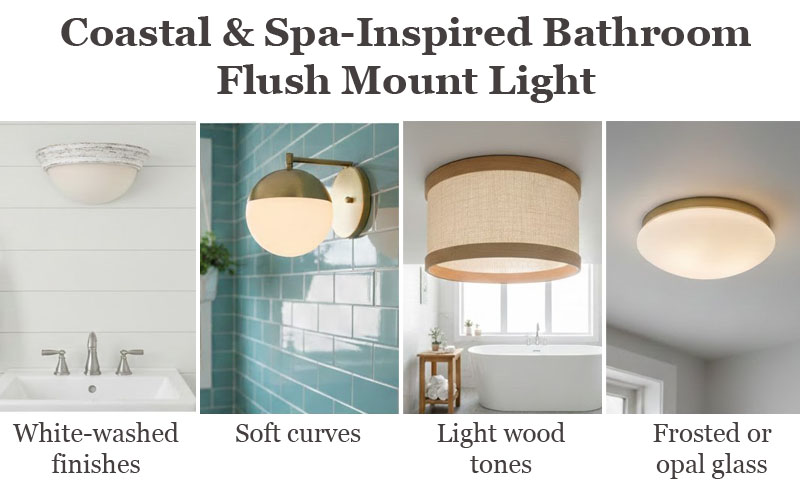 Coastal & Spa-inspired Bathroom