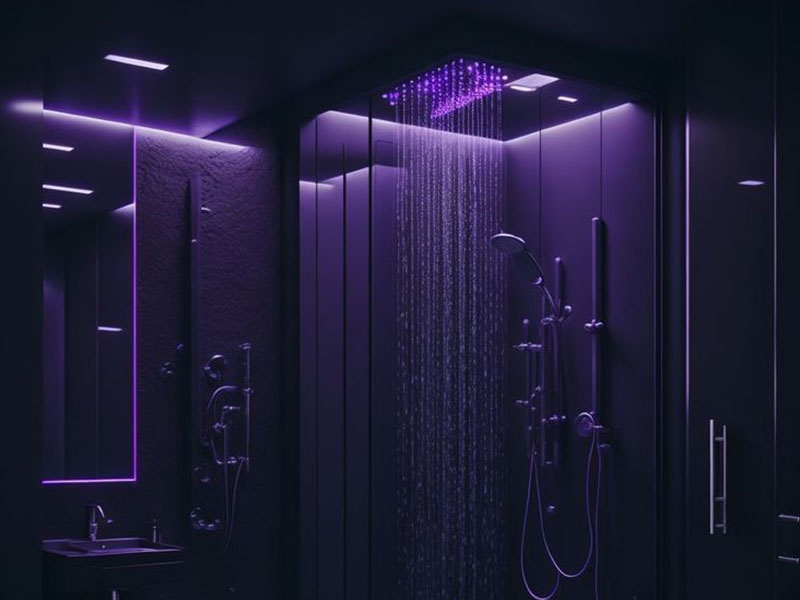 Color-changing Shower Lighting Ideas