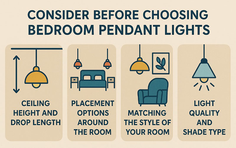 Consider Before Choosing Bedroom Pendant Lights