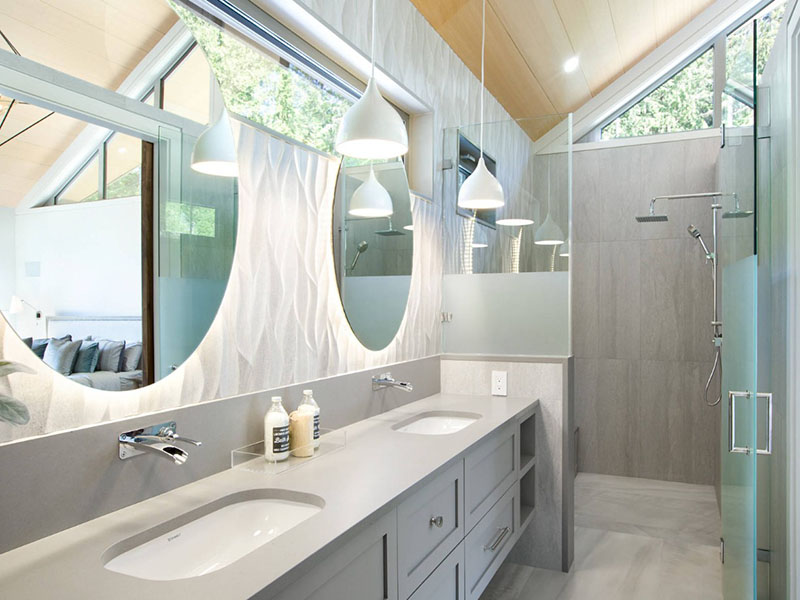 Double Vanity Mirror Lighting Ideas