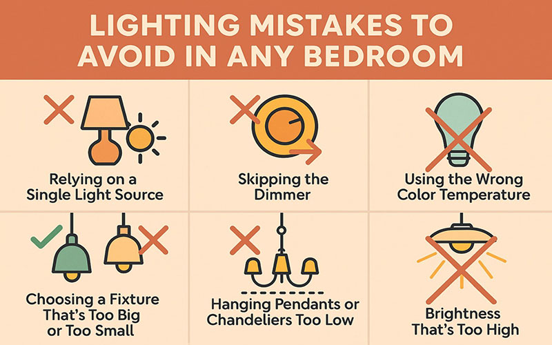 Lighting Mistakes To Avoid In Any Bedroom