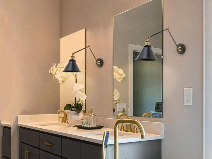 Mirror Adjustable Swing-arm Lighting