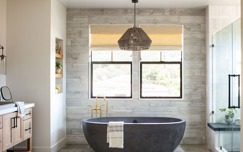 Modern Farmhouse Lighting Bathtub