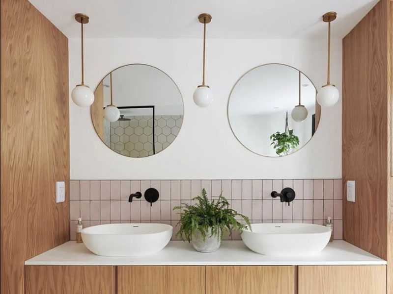Modern Globe Pendant Vanity Lighting