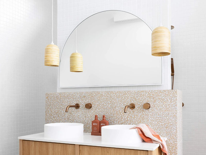 Pendant Lights Over The Vanity