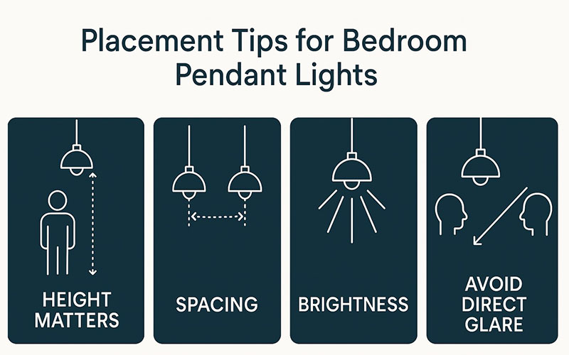 Placement Tips For Bedroom Pendant Lights
