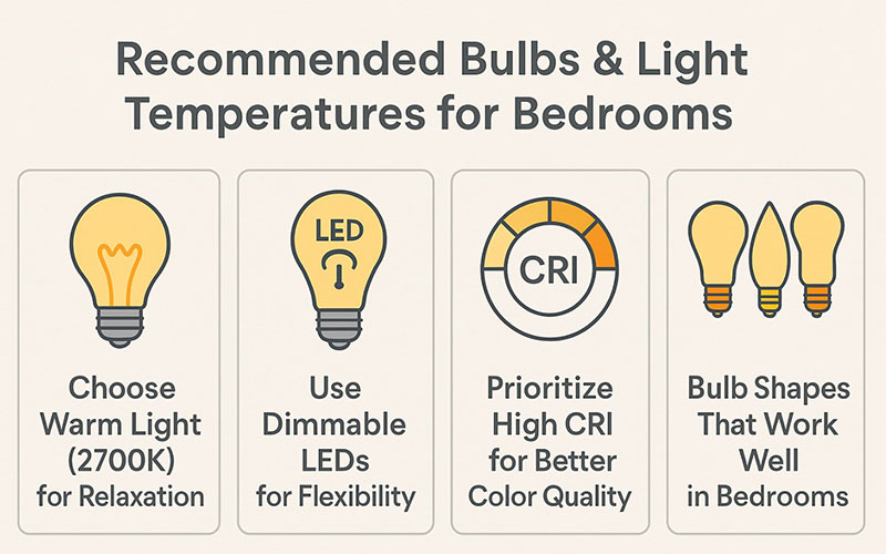 Recommended Bulbs & Light Temperatures For Bedrooms