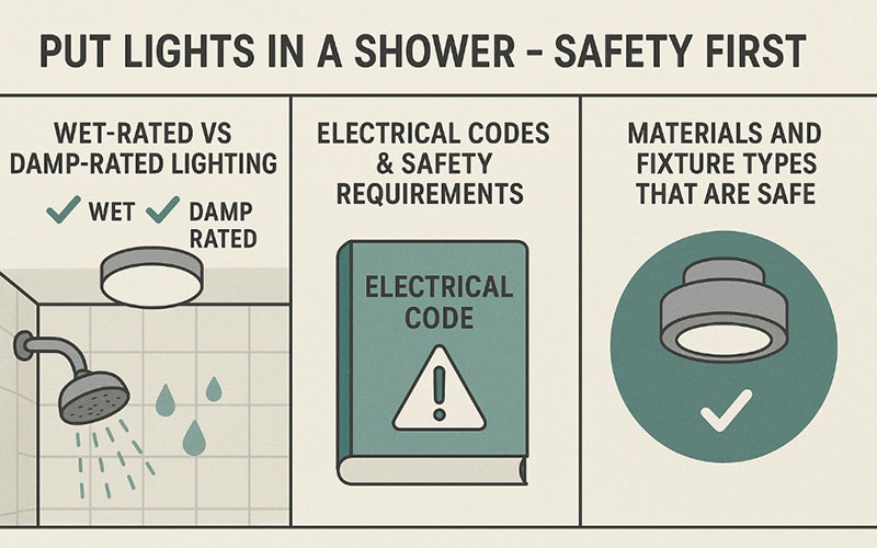 Safety First When Putting Lights In A Shower