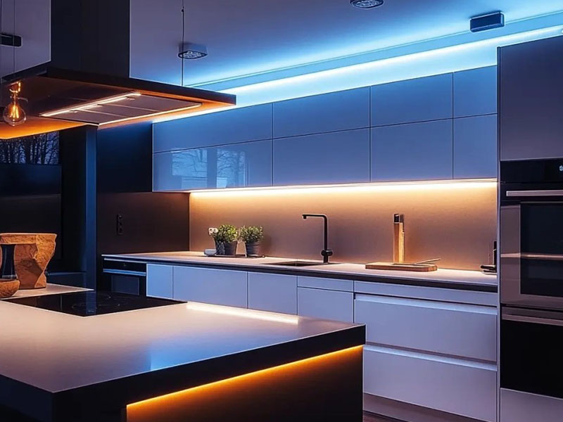 Smart Led Lighting Ideas For A Modern Kitchen
