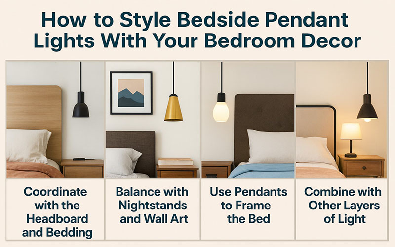 Style Bedside Pendant Lights With Your Bedroom Decor