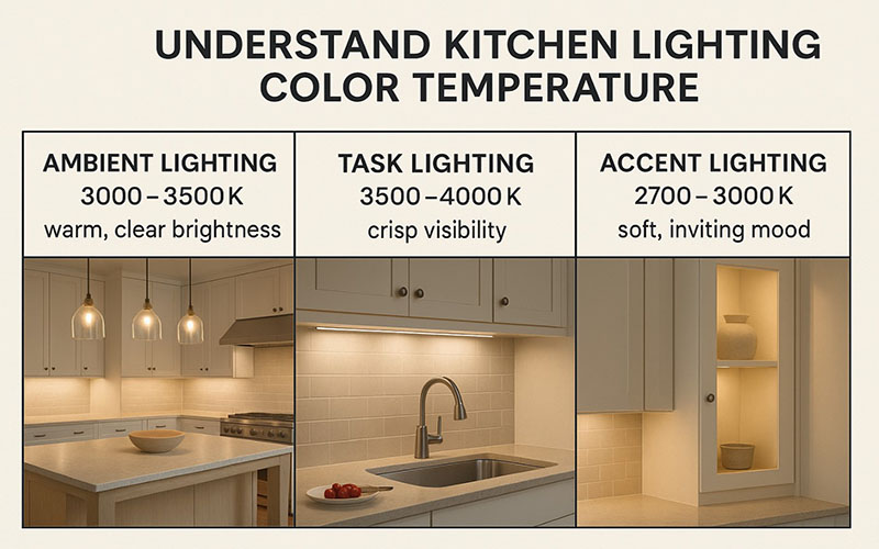 Understand Kitchen Lighting Color Temperature